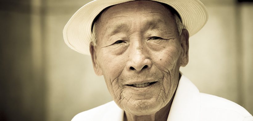 Image of an elderly Asian man for The Silver Lining Opportunities in Aging Asia blog post