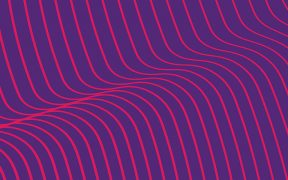 Image of abstract magenta lines over a purple background used as header for Behavioural Insight Brief Overview of Behavioural Insights header image blog post