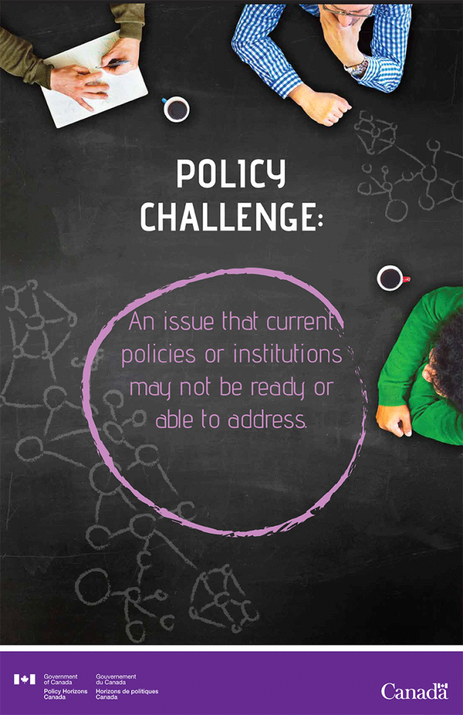 Policy Challenge: An issue that current policies or institutions may not be ready or able to address