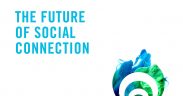 Text reads "The Future of Social Connection" with a logo for Futures Week in the bottom right